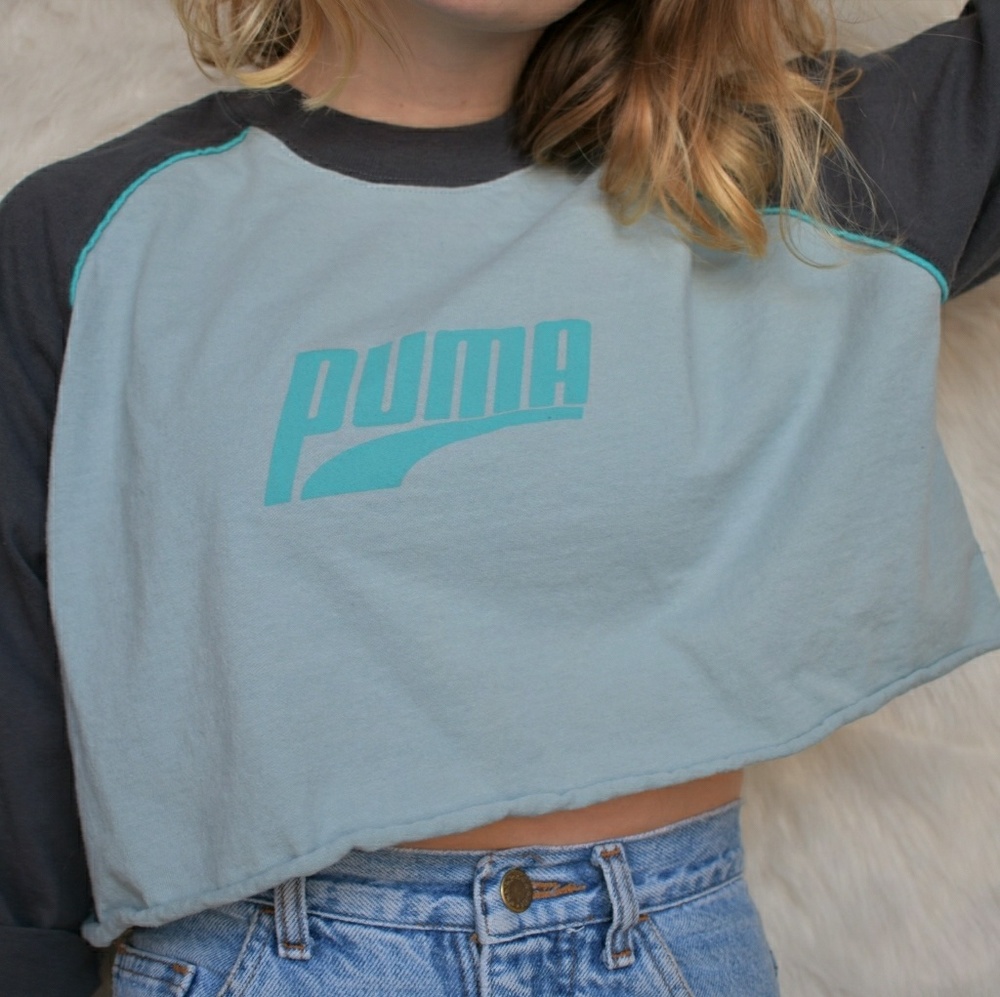 Puma Cropped Baseball Tee